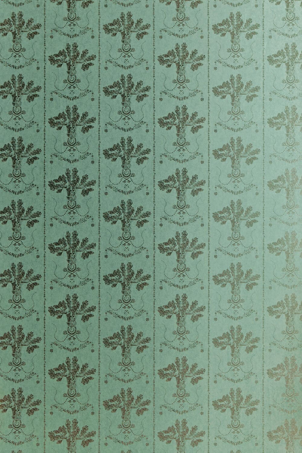 Lucky Charms Wallpaper by Barneby Gates Graphite on Denim