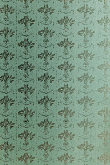 Lucky Charms Wallpaper by Barneby Gates Graphite on Denim
