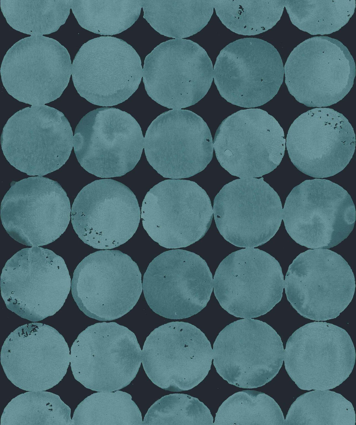 Luna Craters wallpaper by Coordonné in Aqua, flat pattern view