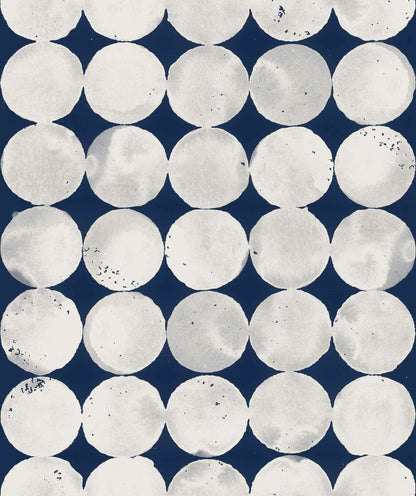 Luna Craters wallpaper by Coordonné in Ice, flat pattern view