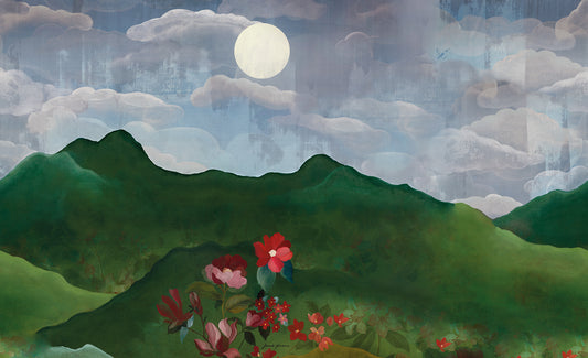 Luna Moonlight mural by Bien Fait