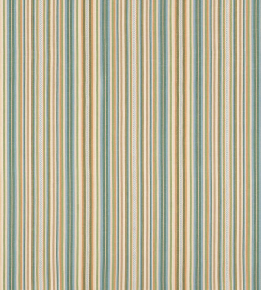 Luna Stripe Fabric by GP & J Baker Blue/Green