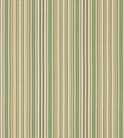 Luna Stripe Fabric by GP & J Baker Green