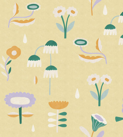 Lush Wallpaper by Coordonne Buttercream