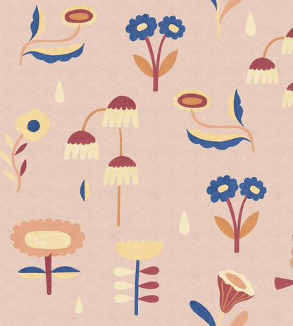 Lush Wallpaper by Coordonne Peach