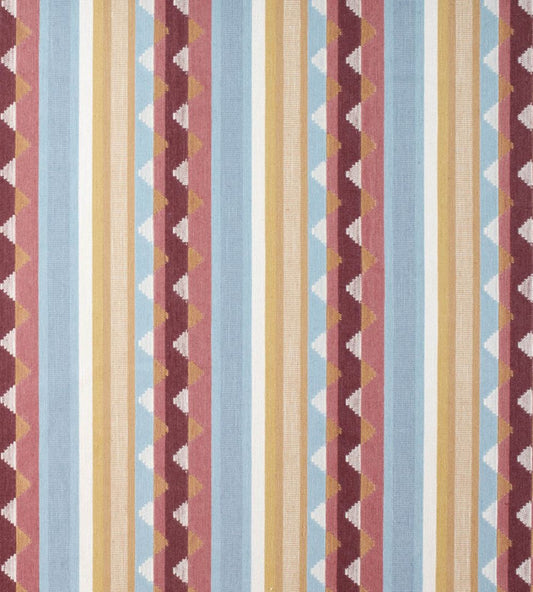 Lutley Stripe Fabric by Sanderson Damson/Medlar