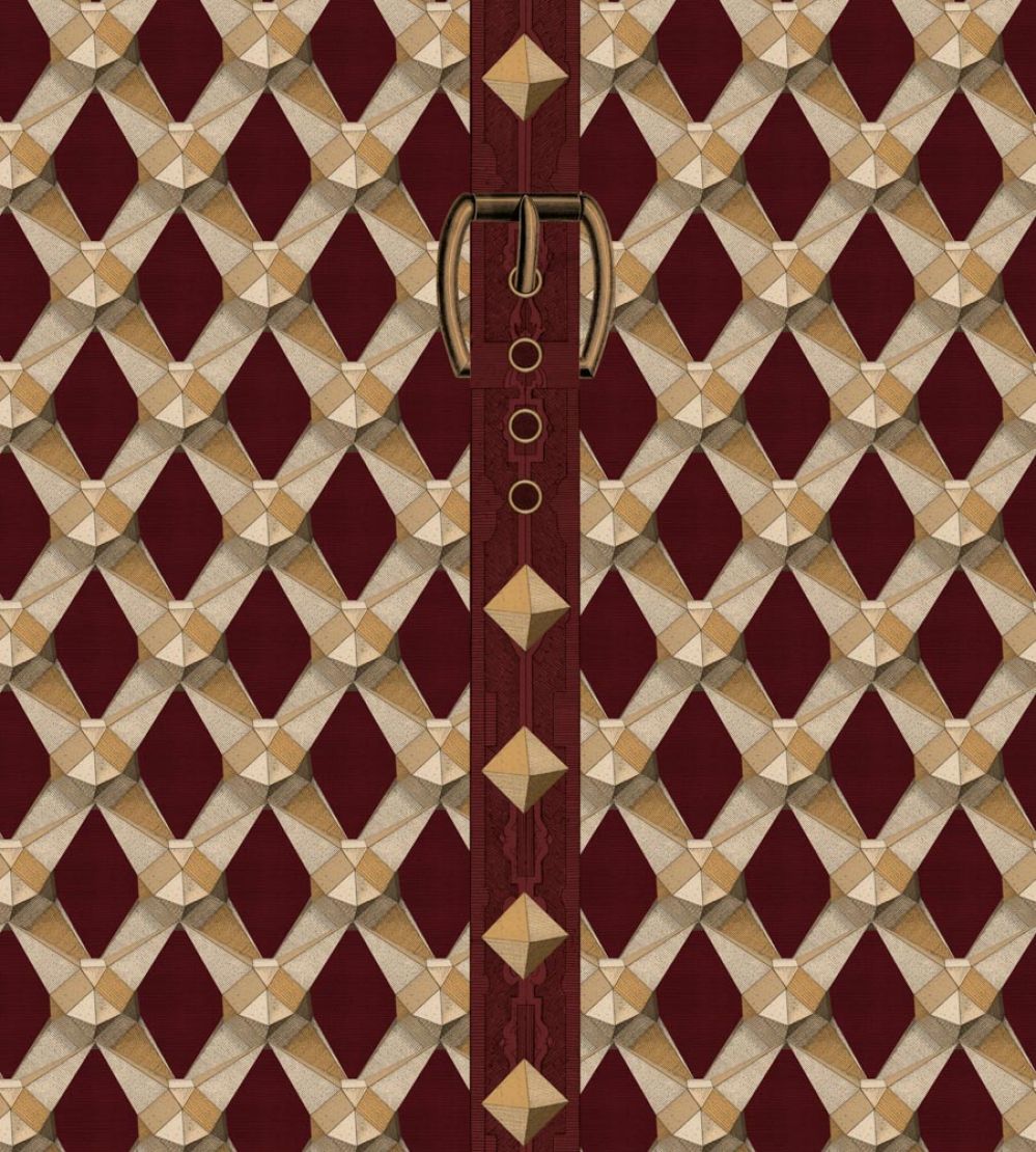 Luxury Detail Wallpaper by MINDTHEGAP Bordeaux