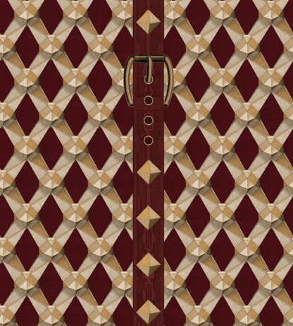 Luxury Detail Wallpaper by MINDTHEGAP Bordeaux