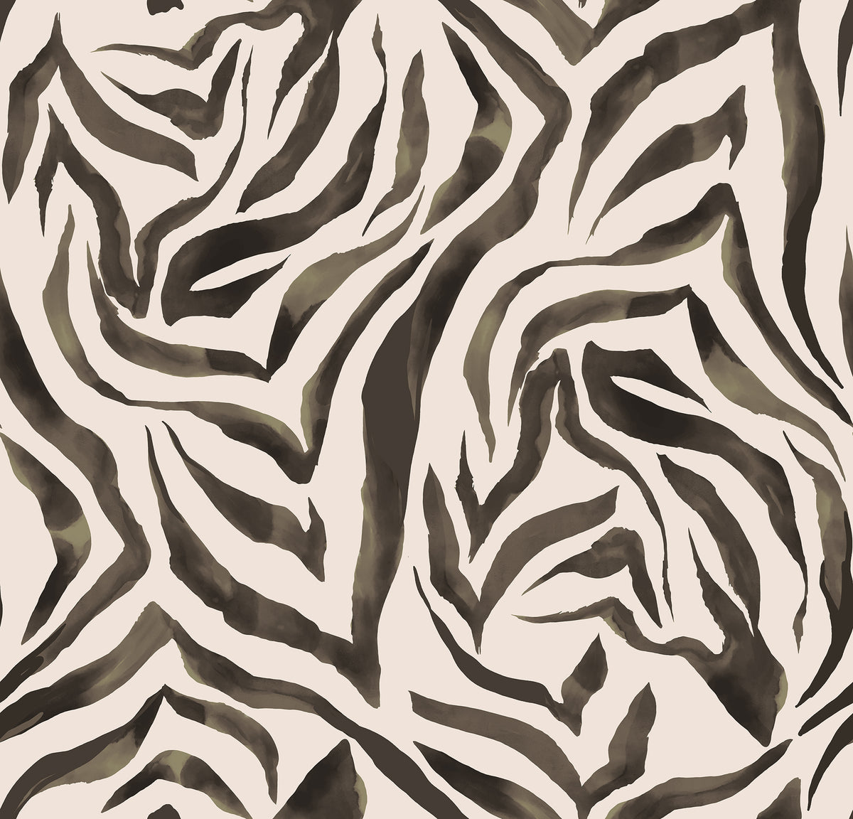 Luxury Zebra Walnut mural by Rebel Walls