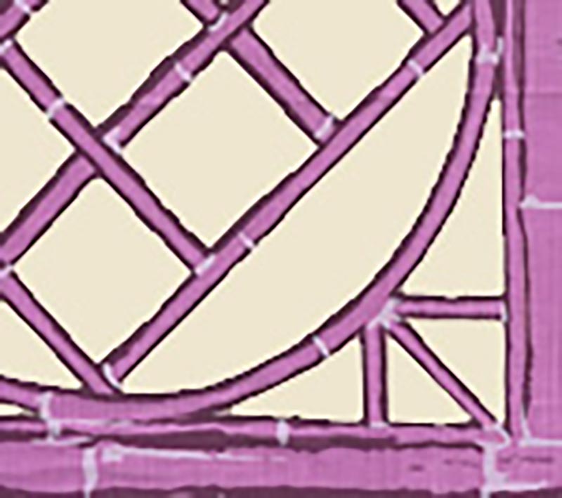 Lyford Trellis Lilac Purple wallpaper by China Seas