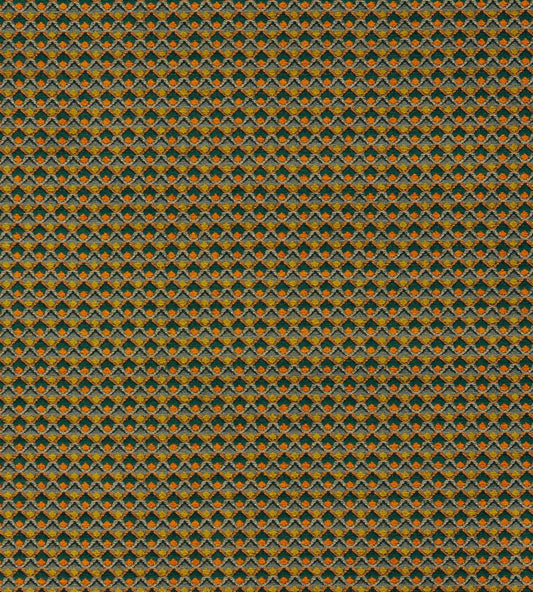 Lyra Fabric by Clarke & Clarke Spice/Forest