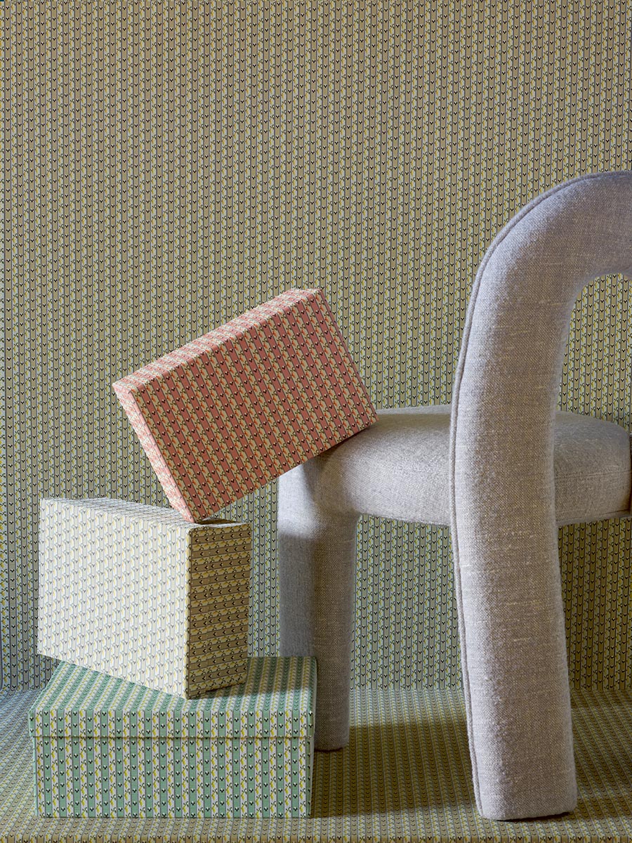 Lys Wallpaper by Pierre Frey shown in a room setting (view 1)