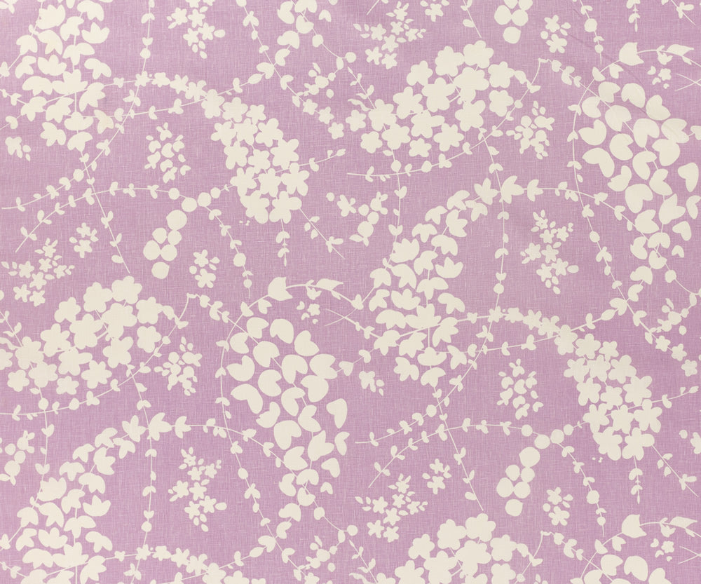 Lysette Reverse Lavender on Light Tint fabric by China Seas