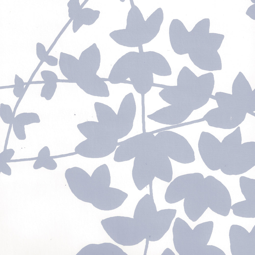 Lysette Windsor Blue on White wallpaper by China Seas