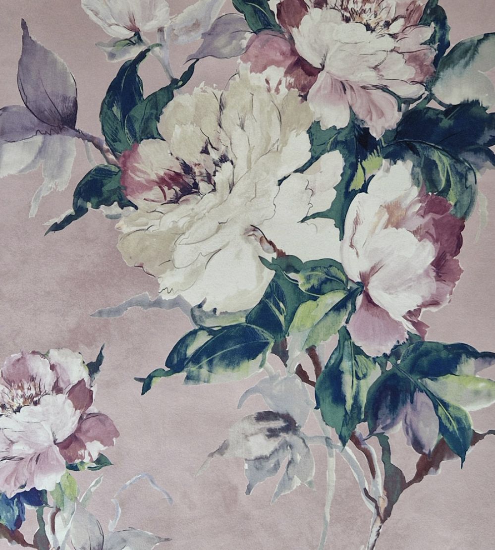 Madama Butterfly Wallpaper by 1838 Wallcoverings Blush