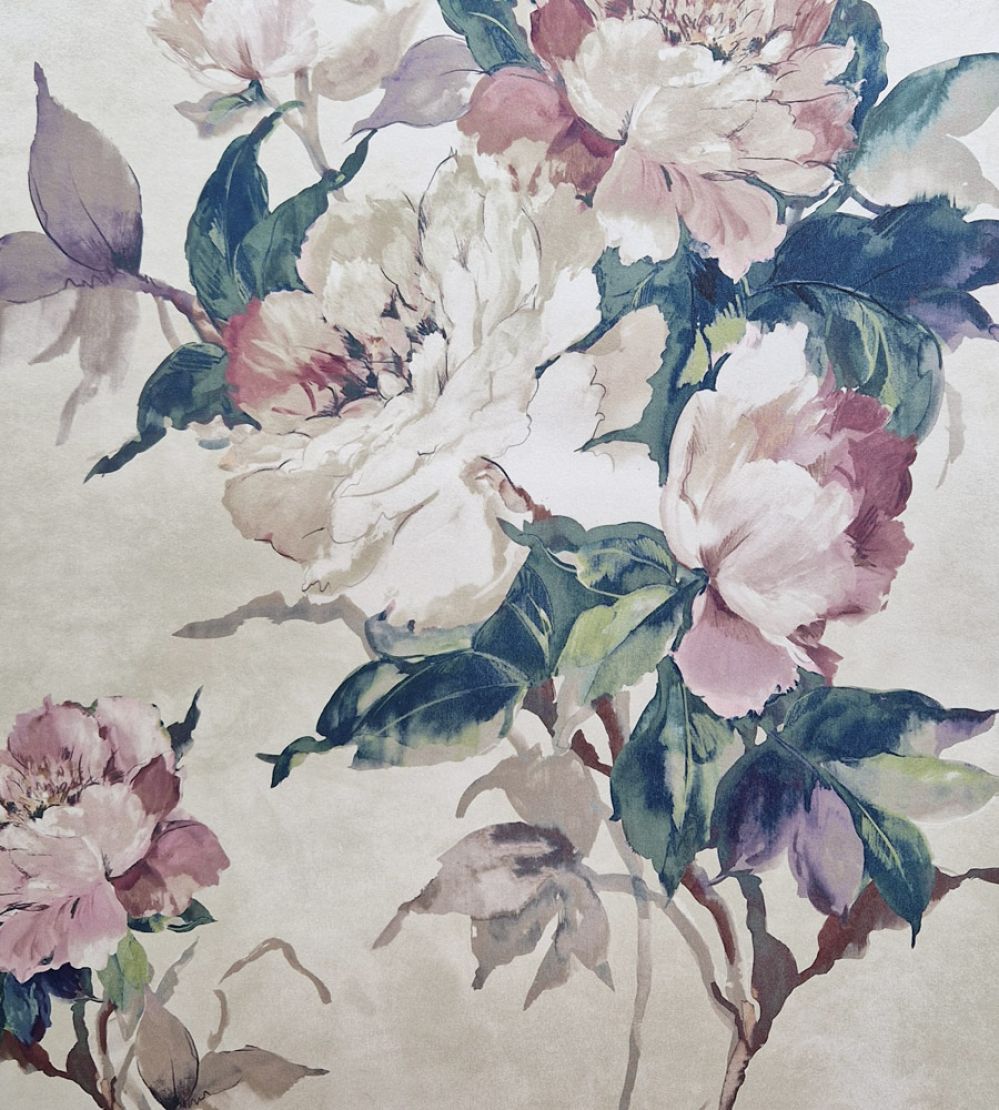 Madama Butterfly Wallpaper by 1838 Wallcoverings Ivory