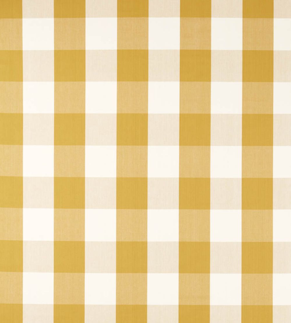 Madras Check Fabric by Sanderson Golden Knot