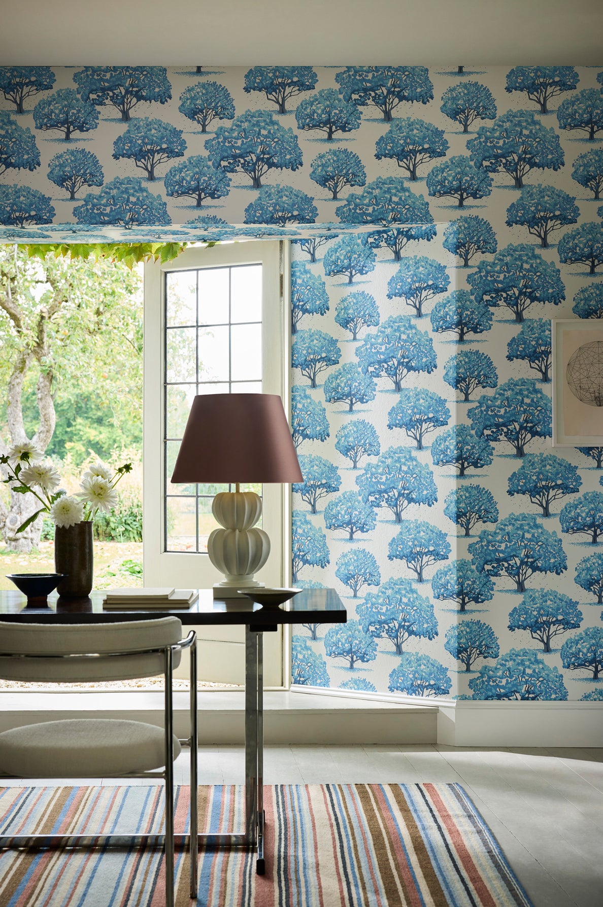 Magnolia Blossom wallpaper by Little Greene in Tivoli