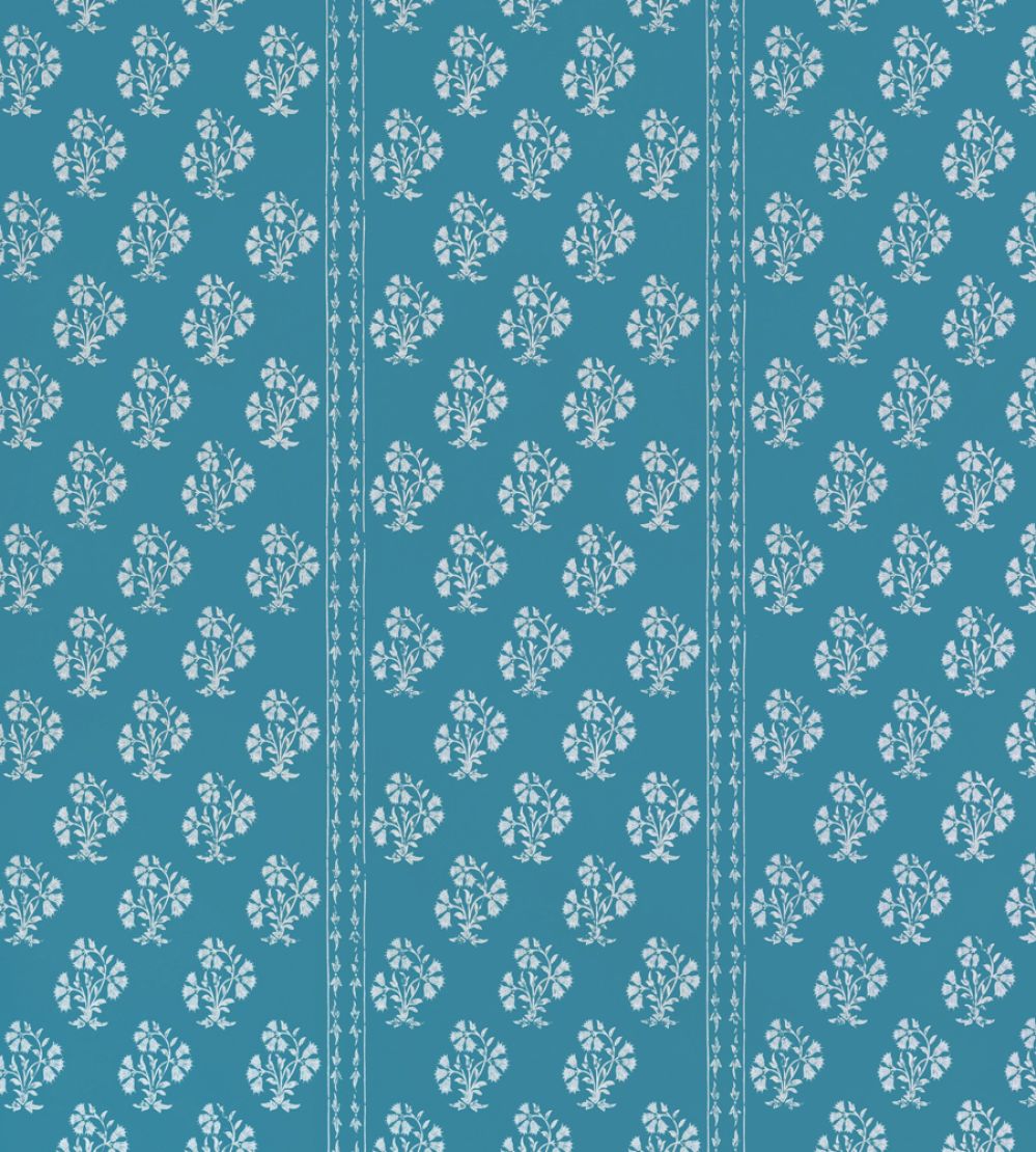 Maharani Wallpaper by Barneby Gates Jaipur Blue