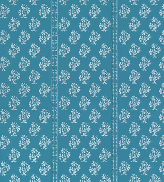Maharani Wallpaper by Barneby Gates Jaipur Blue