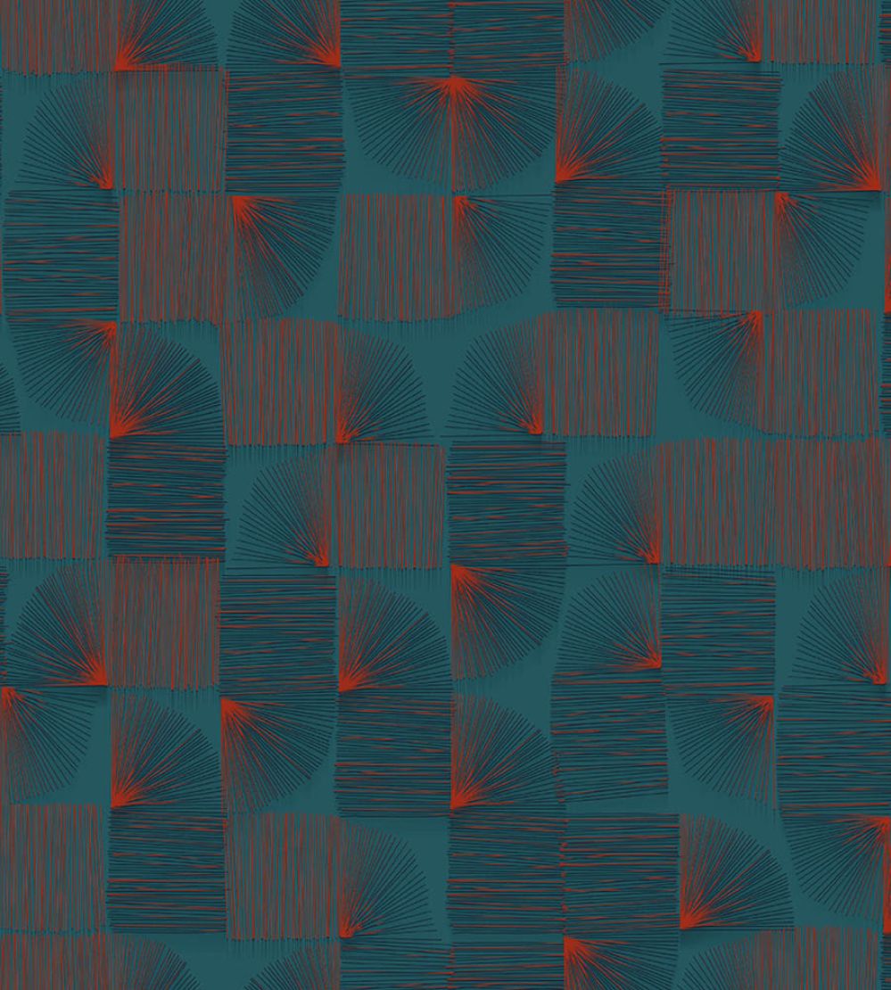 Maiko Wallpaper by Jannelli&Volpi Teal