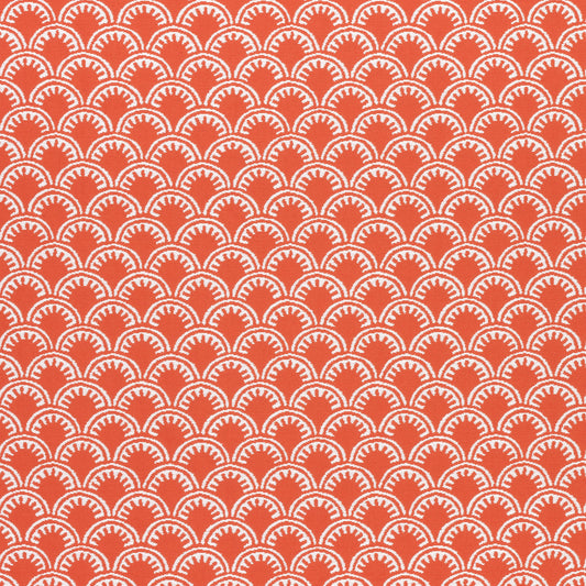 Maisie Fabric by Thibaut in Coral (W74632)