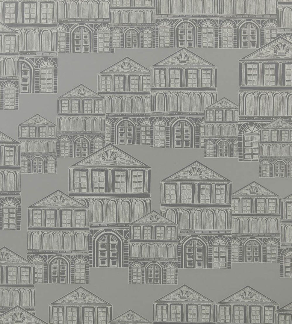 Maison Wallpaper by 1838 Wallcoverings Soft Grey