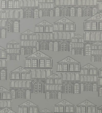 Maison Wallpaper by 1838 Wallcoverings Soft Grey