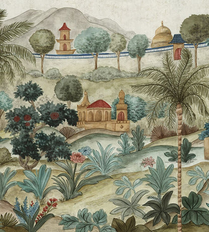 Majestic Garden Mural by Eijffinger Jade