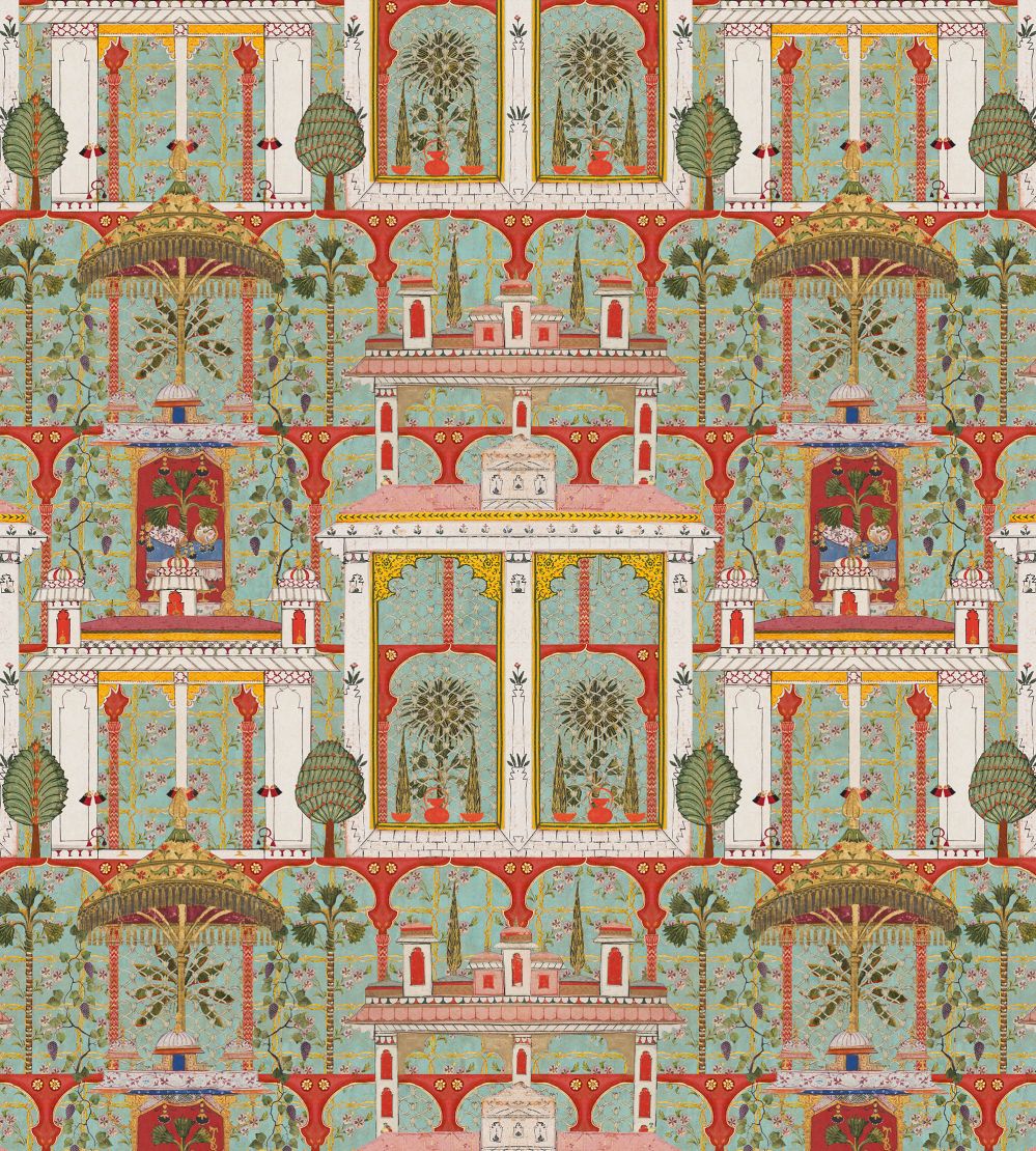 Majorelle Garden Wallpaper by MINDTHEGAP Agate