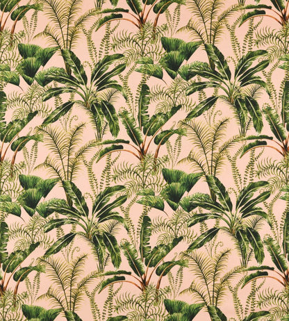 Majorelle Outdoor Fabric by Clarke & Clarke Blush