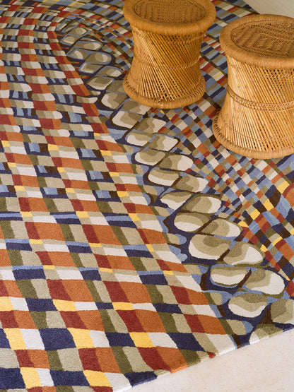 Makemo Rug by Pierre Frey shown in a room setting (view 1)