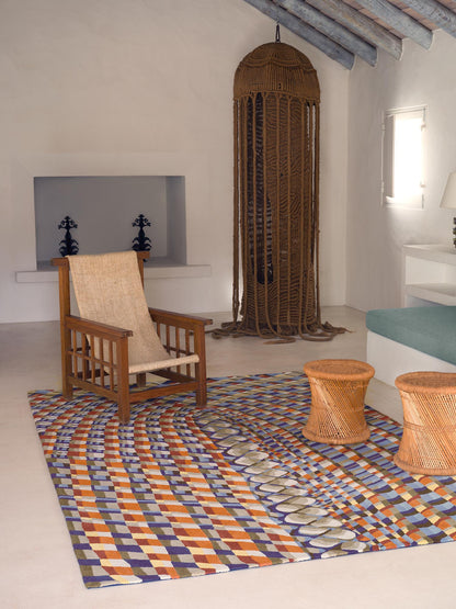Makemo Rug by Pierre Frey shown in a room setting (view 2)
