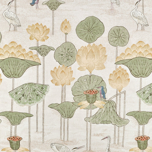 Malea Fabric by Thibaut in Gold (F914634)