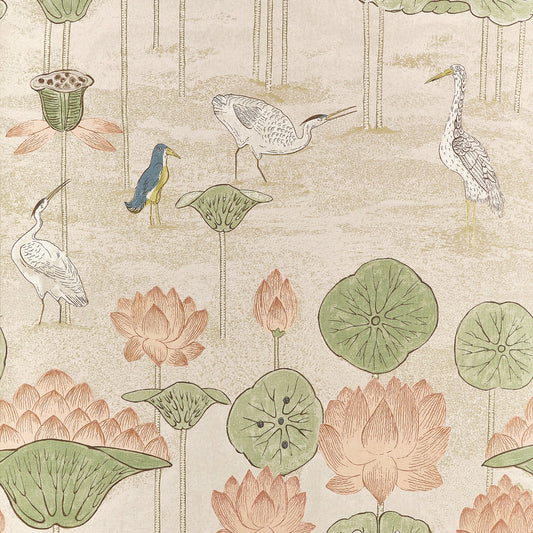 Malea Wallpaper by Thibaut in Apricot (T14635)