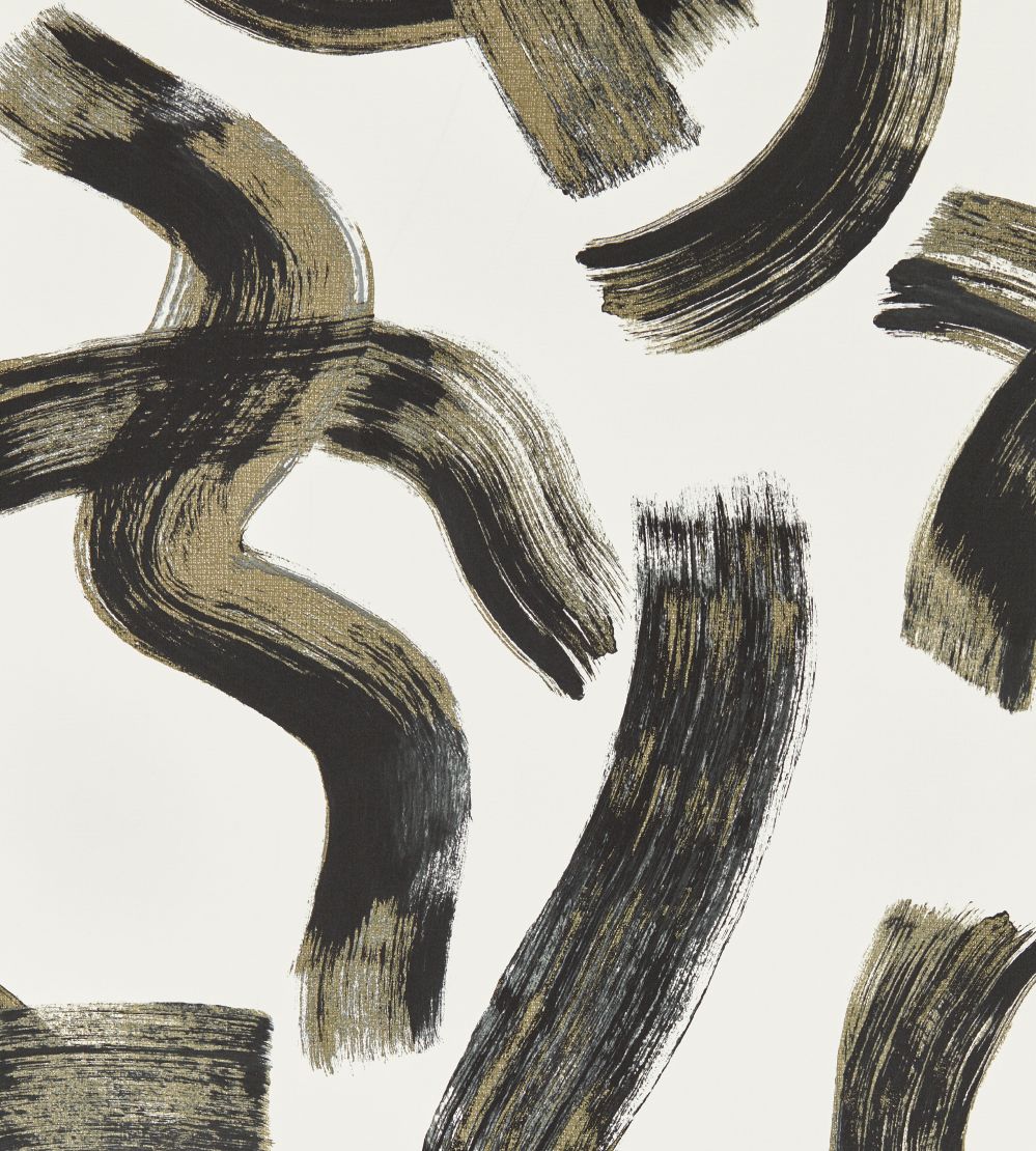 Malevich Wallpaper by Clarke & Clarke Noir