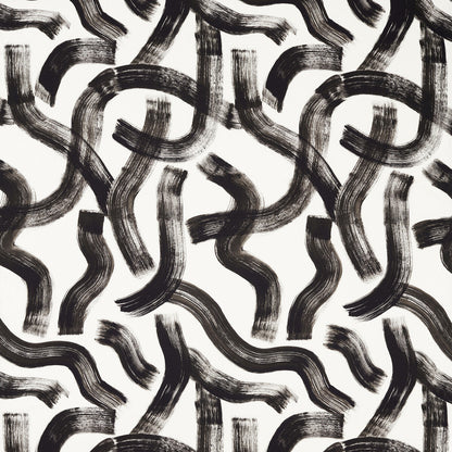 Malevich Noir fabric by Clarke & Clarke