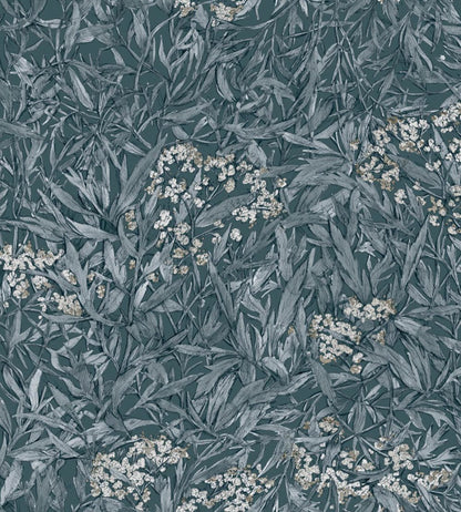 Malin Wallpaper by Sandberg Indigo Blue