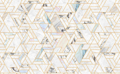 Malla mural by Coordonné in Macael, flat pattern view