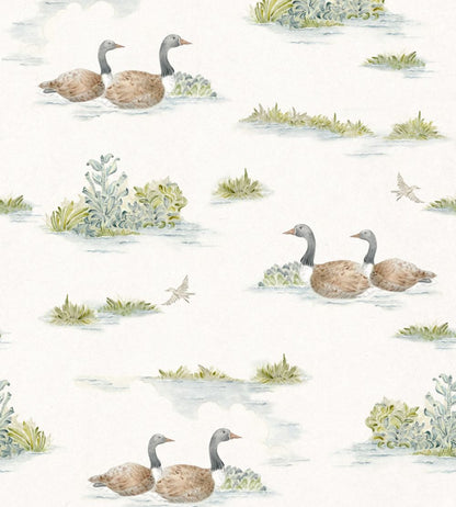 Mallard Duck Wallpaper by Coordonne Sage