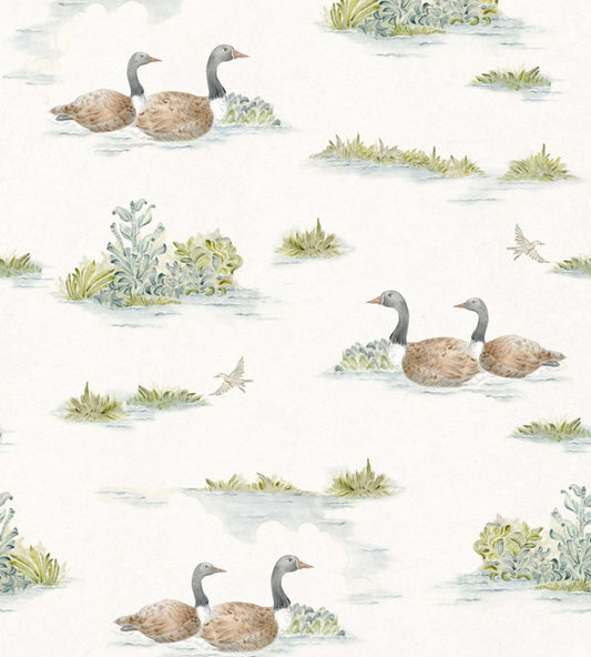 Mallard Duck Wallpaper by Coordonne Sage