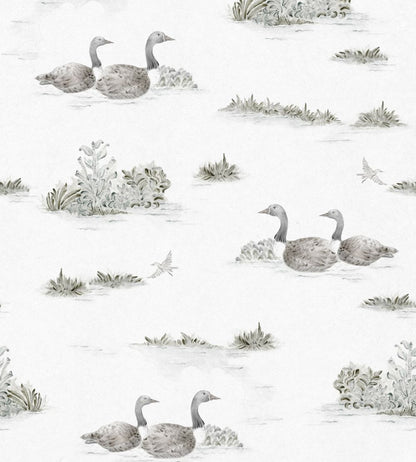Mallard Duck Wallpaper by Coordonne Silver