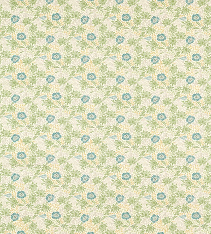 Mallow Fabric by Clarke & Clarke Apple/Linen