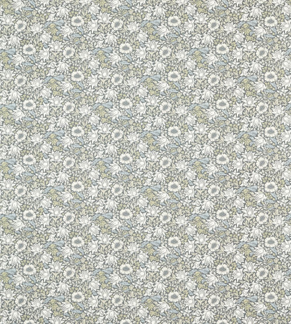 Mallow Fabric by Clarke & Clarke Slate/Dove