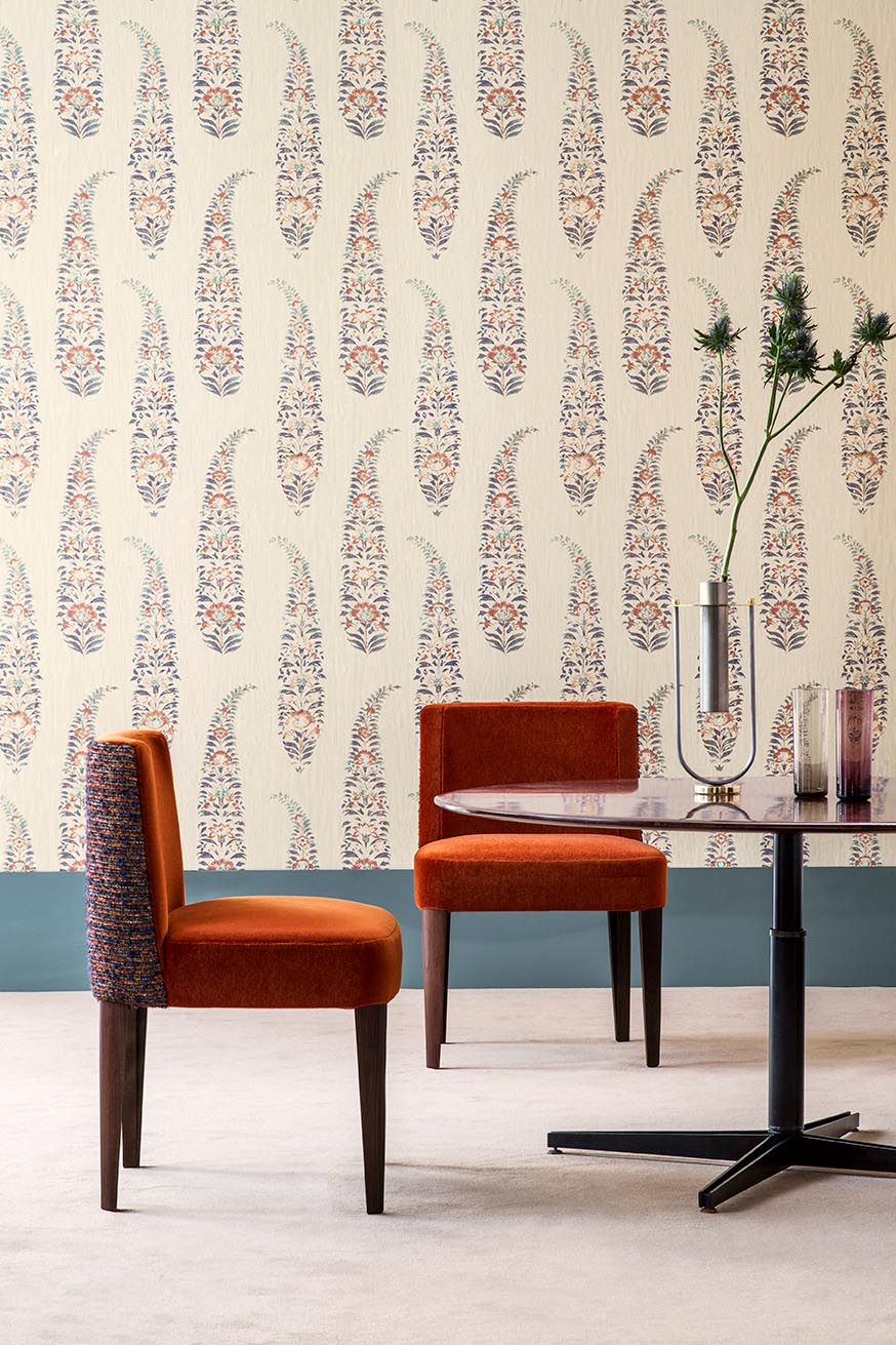 Malou Fabric by Pierre Frey shown in a room setting (view 1)