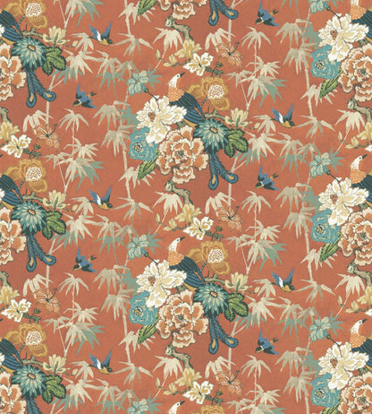 Maluku Wallpaper by Arley House Burnt Orange