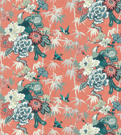 Maluku Fabric by Arley House Coral
