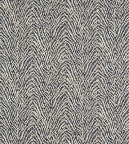 Manda Fabric by Clarke & Clarke Midnight/Linen