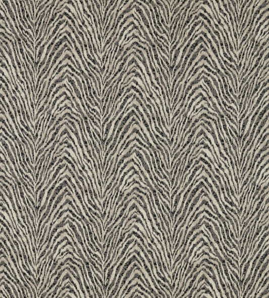 Manda Fabric by Clarke & Clarke Noir/Linen