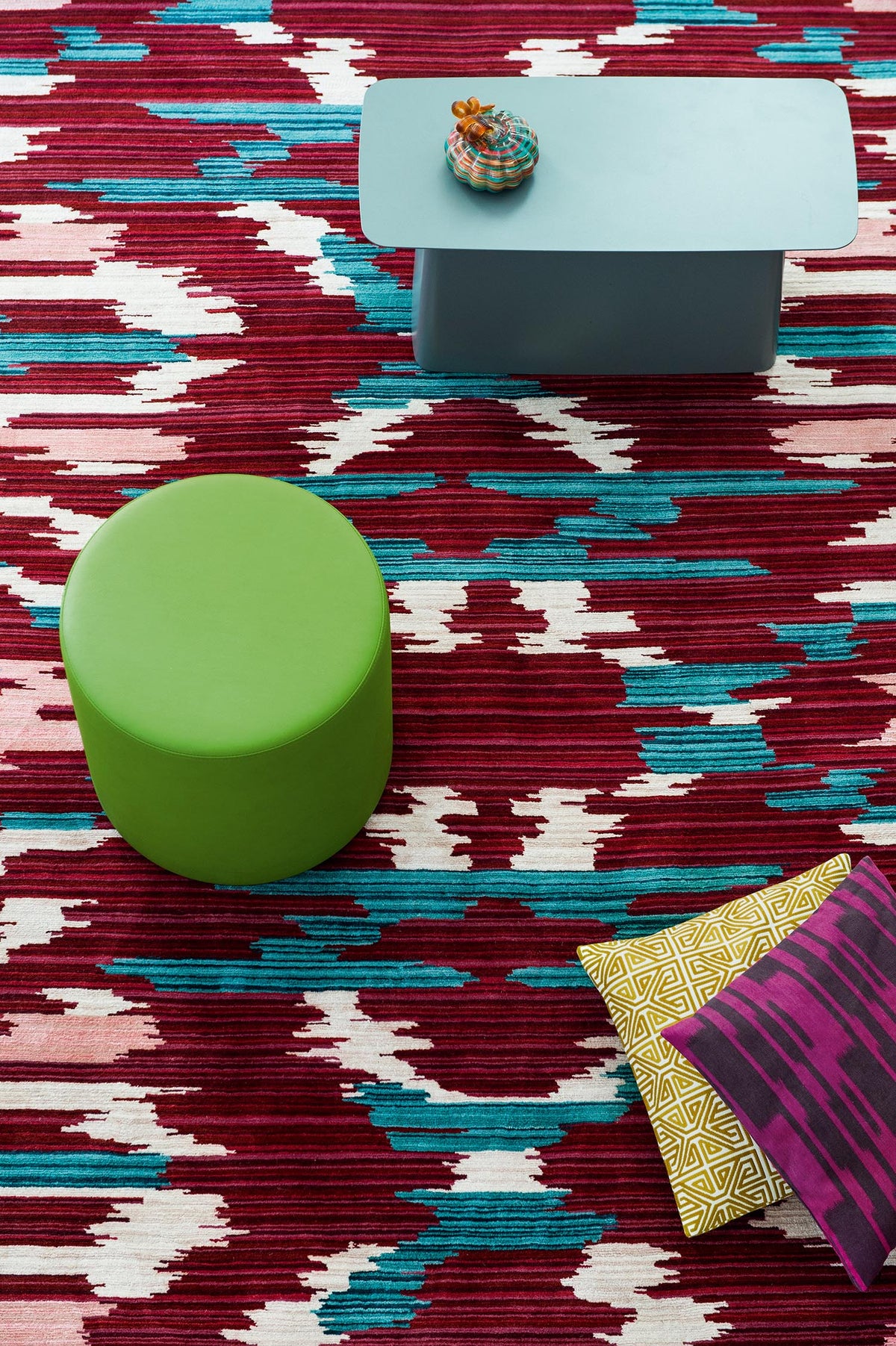 Maoming Rug by Pierre Frey shown in a room setting (view 1)